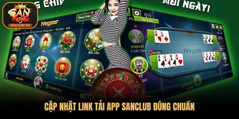 Cập nhật link tải app SanClub đúng chuẩn